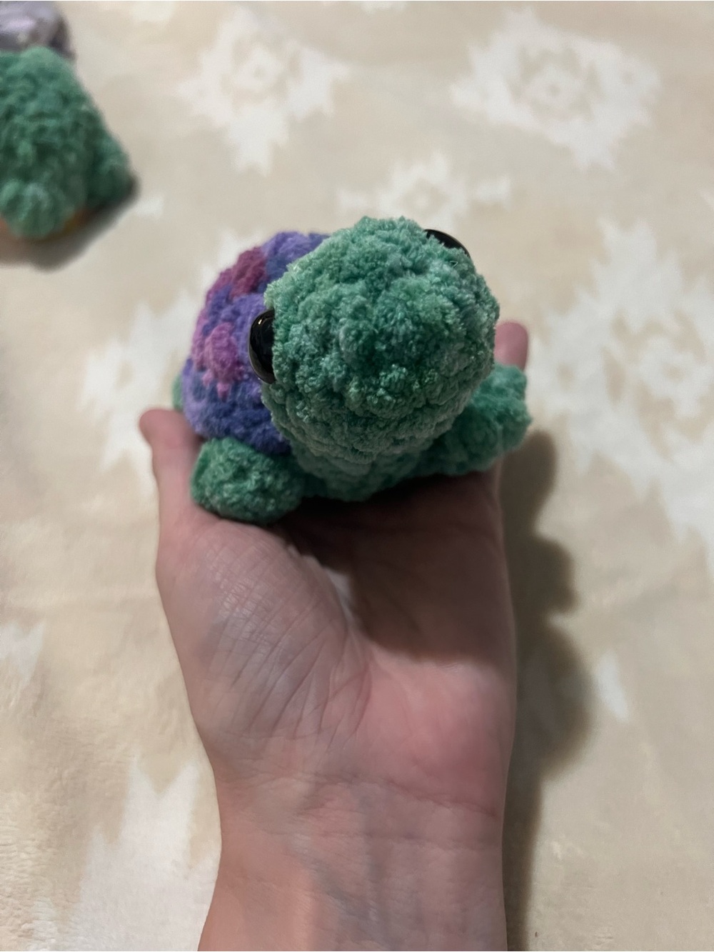 Plush Crocheted Turtle 🐢